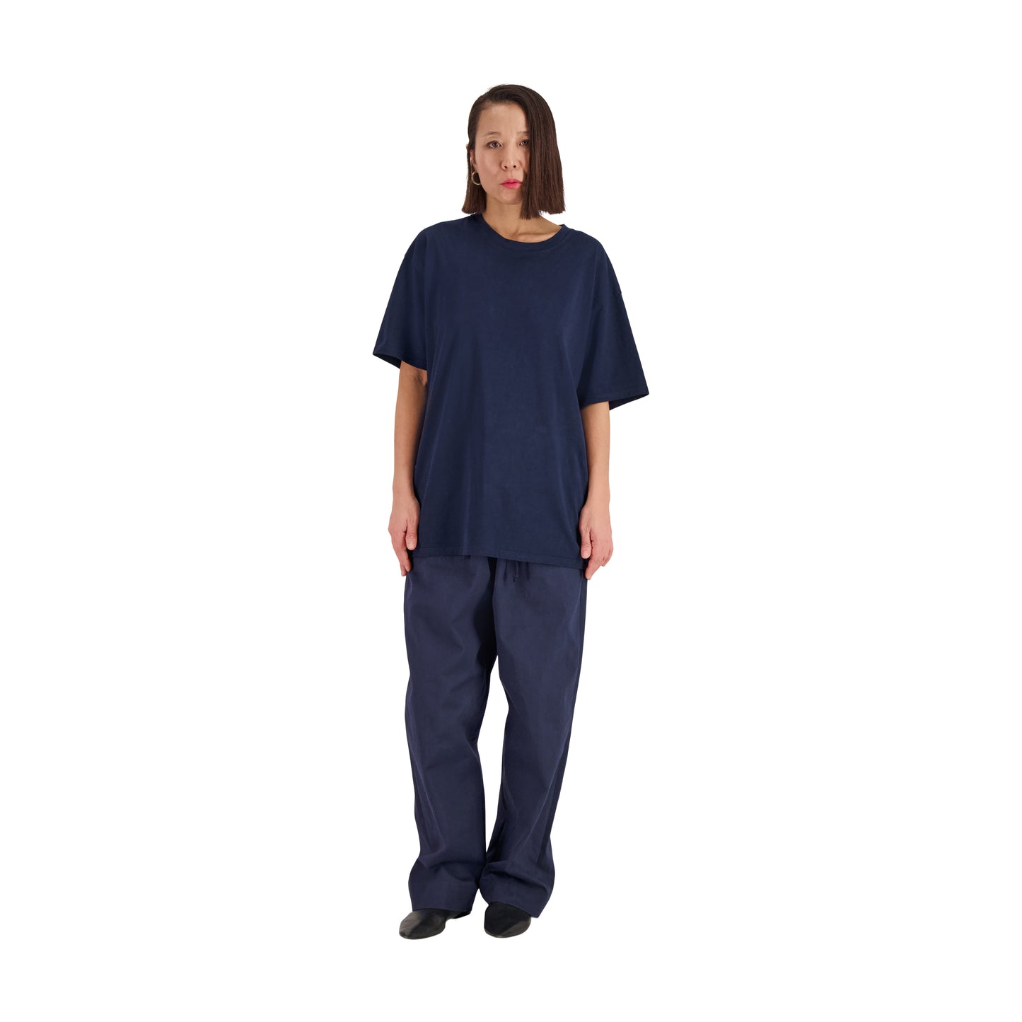 Peter Jersey Cotton T Shirt Midnight Blue