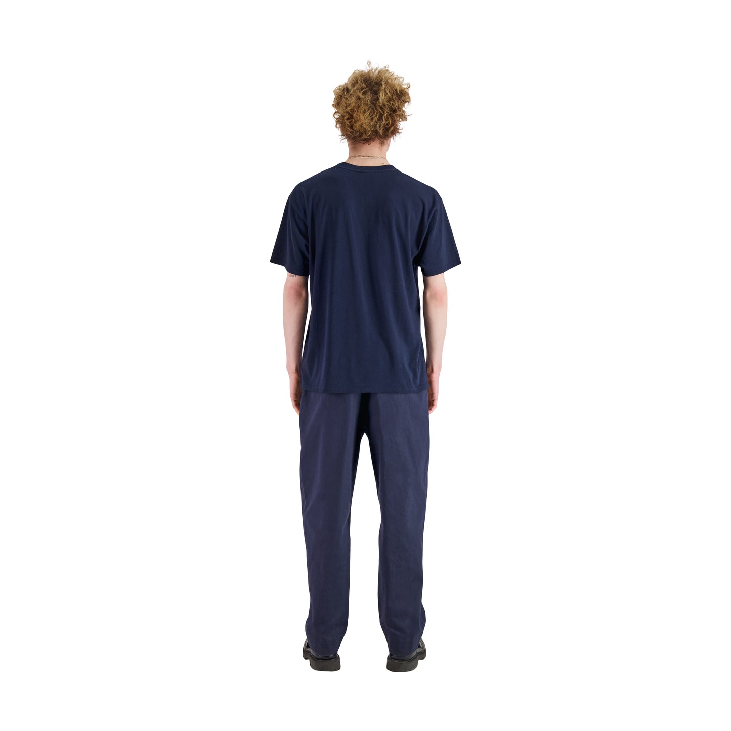 Peter Jersey Cotton T Shirt Midnight Blue