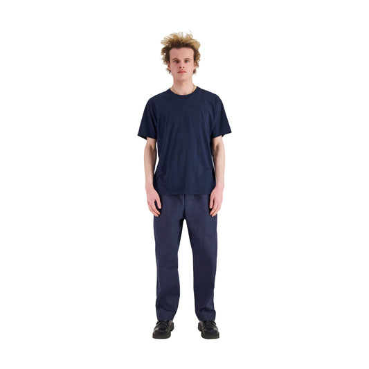 Peter Jersey Cotton T Shirt Midnight Blue