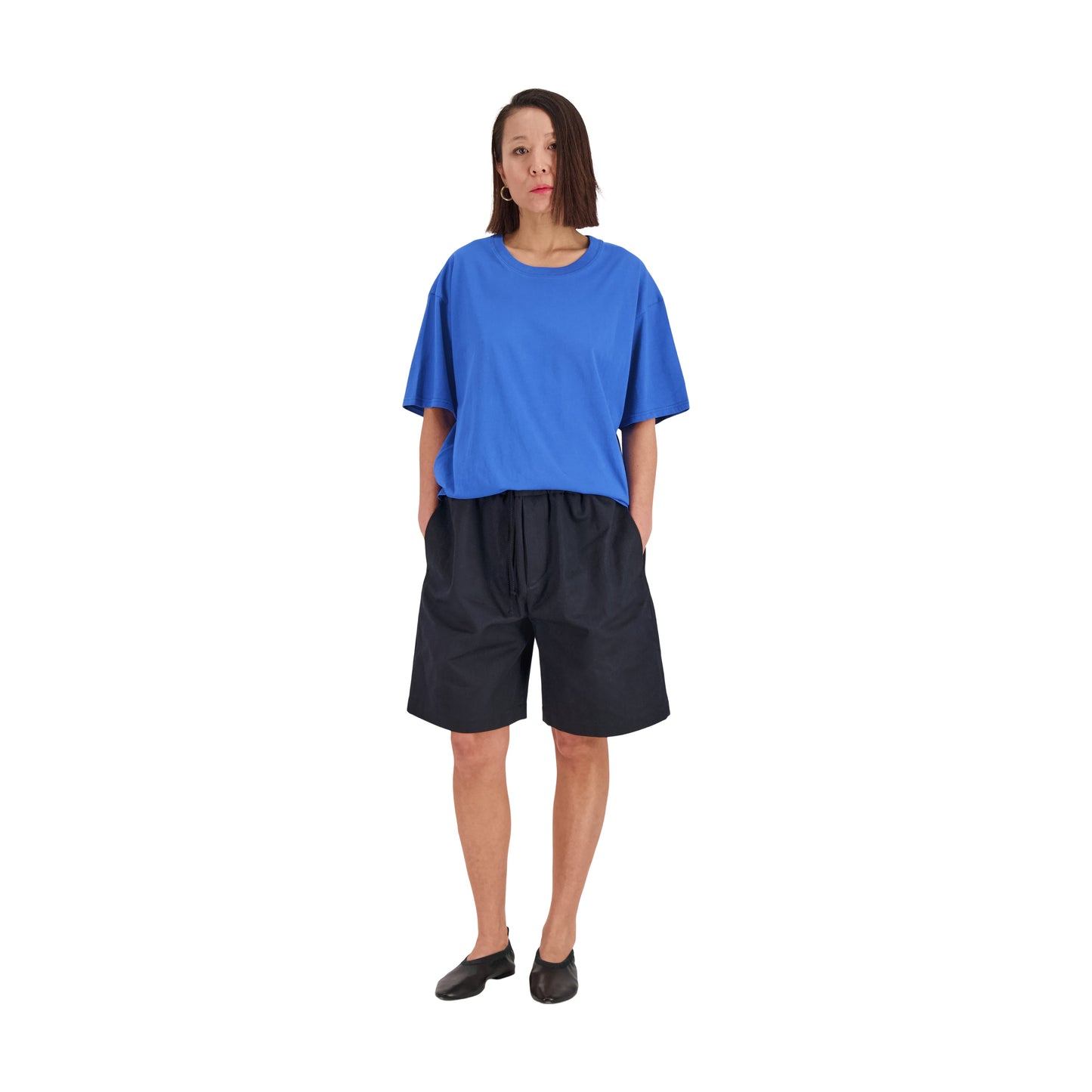 Peter Jersey Cotton T Shirt Meta Blue