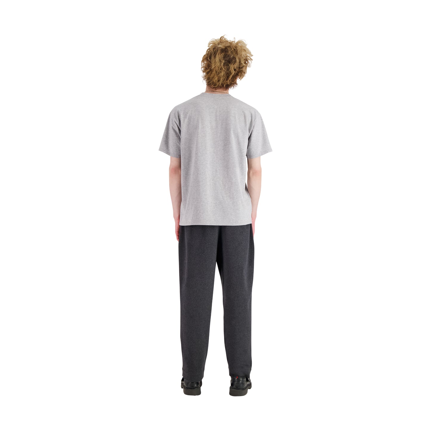 Peter Jersey Cotton T Shirt Grey Melange