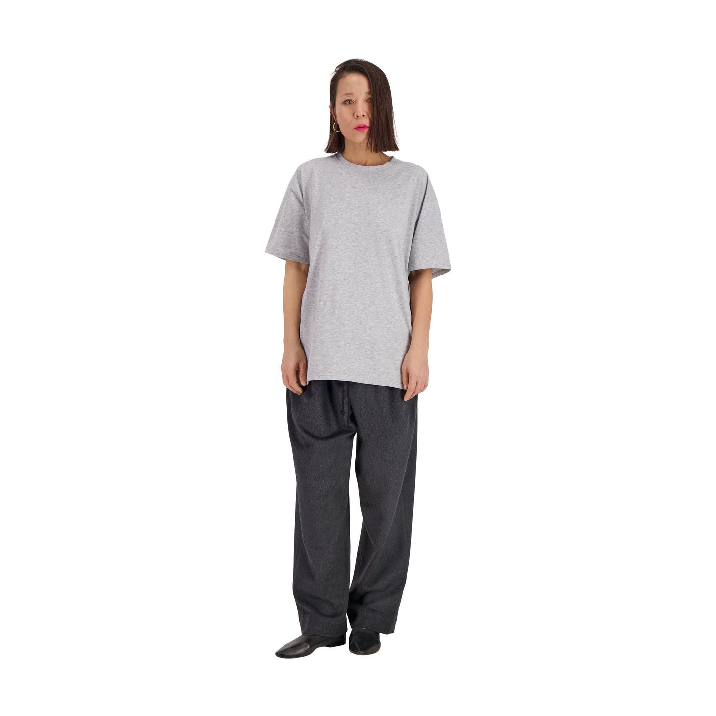 Peter Jersey Cotton T Shirt Grey Melange