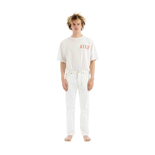 Chad 5 Pocket Denim White