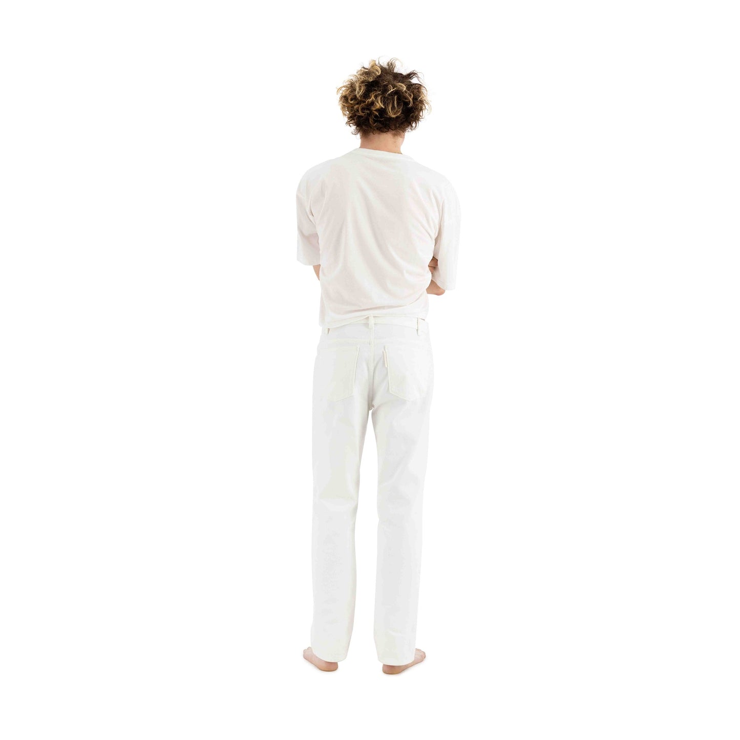 Chad 5 Pocket Denim White