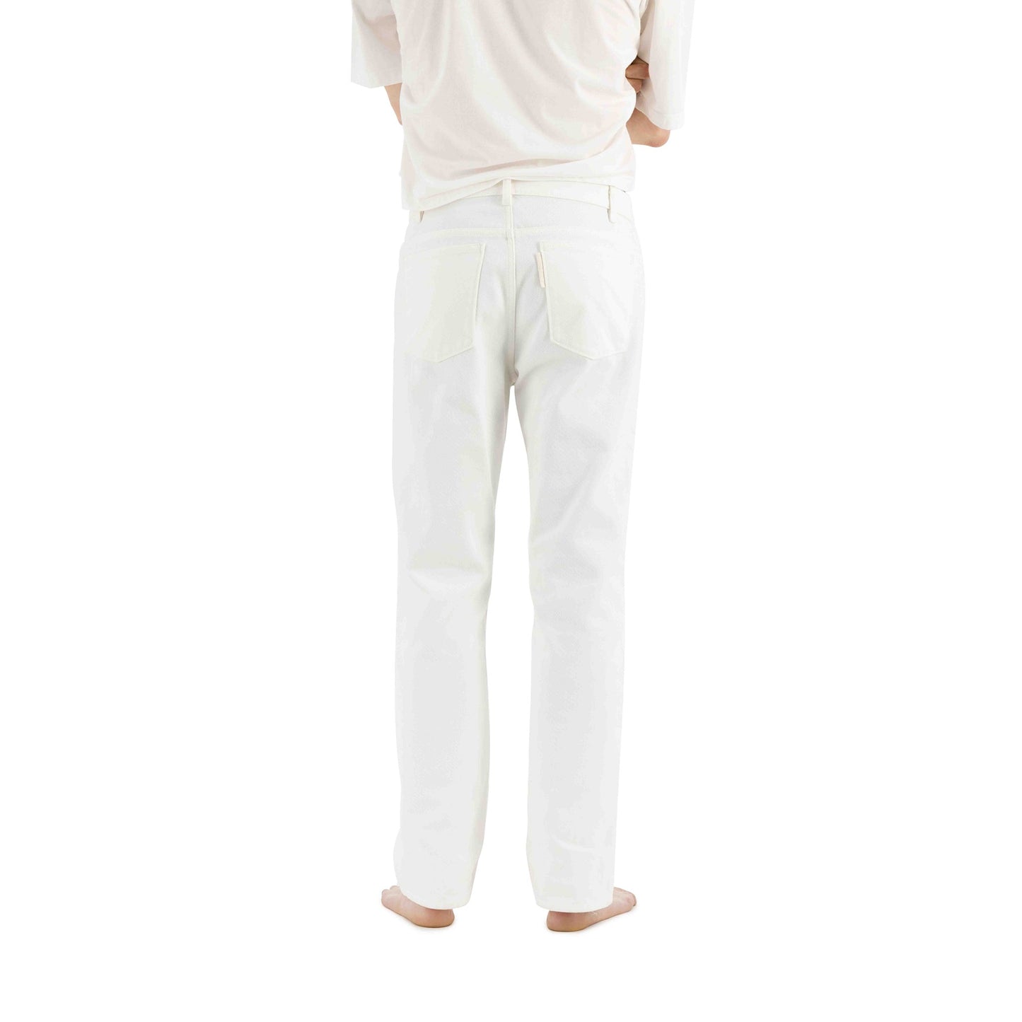 Chad 5 Pocket Denim White