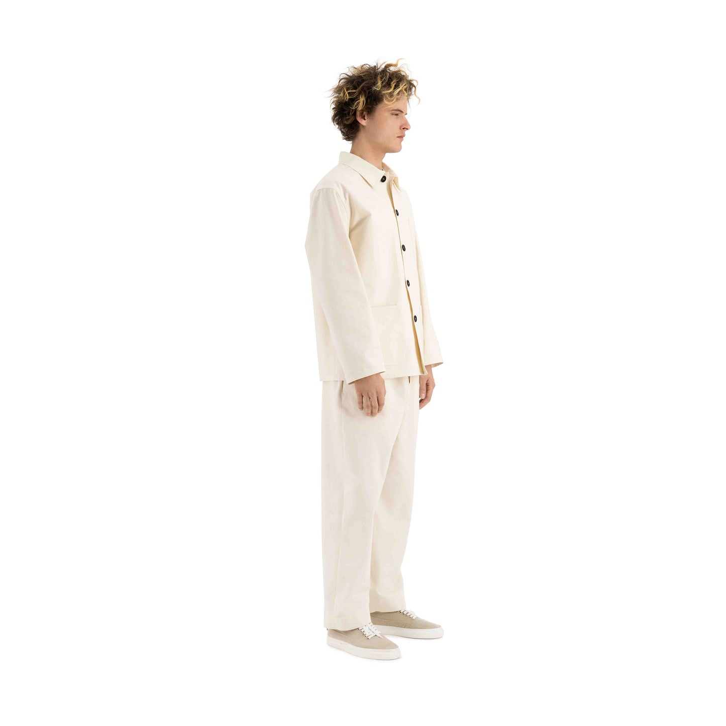 Bill Unlined Workwear Jacket Natural White