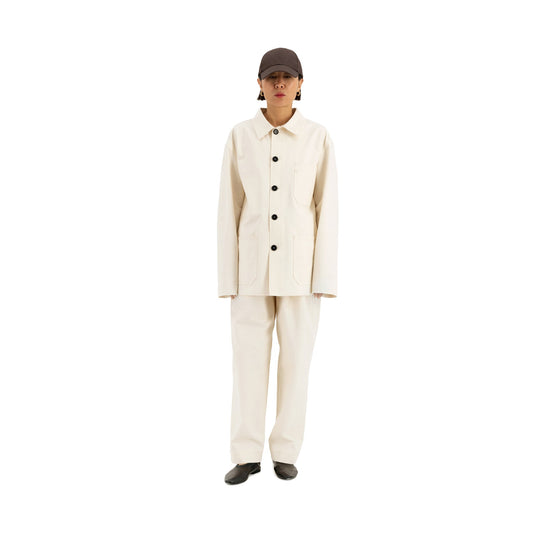 Bill Unlined Workwear Jacket Natural White