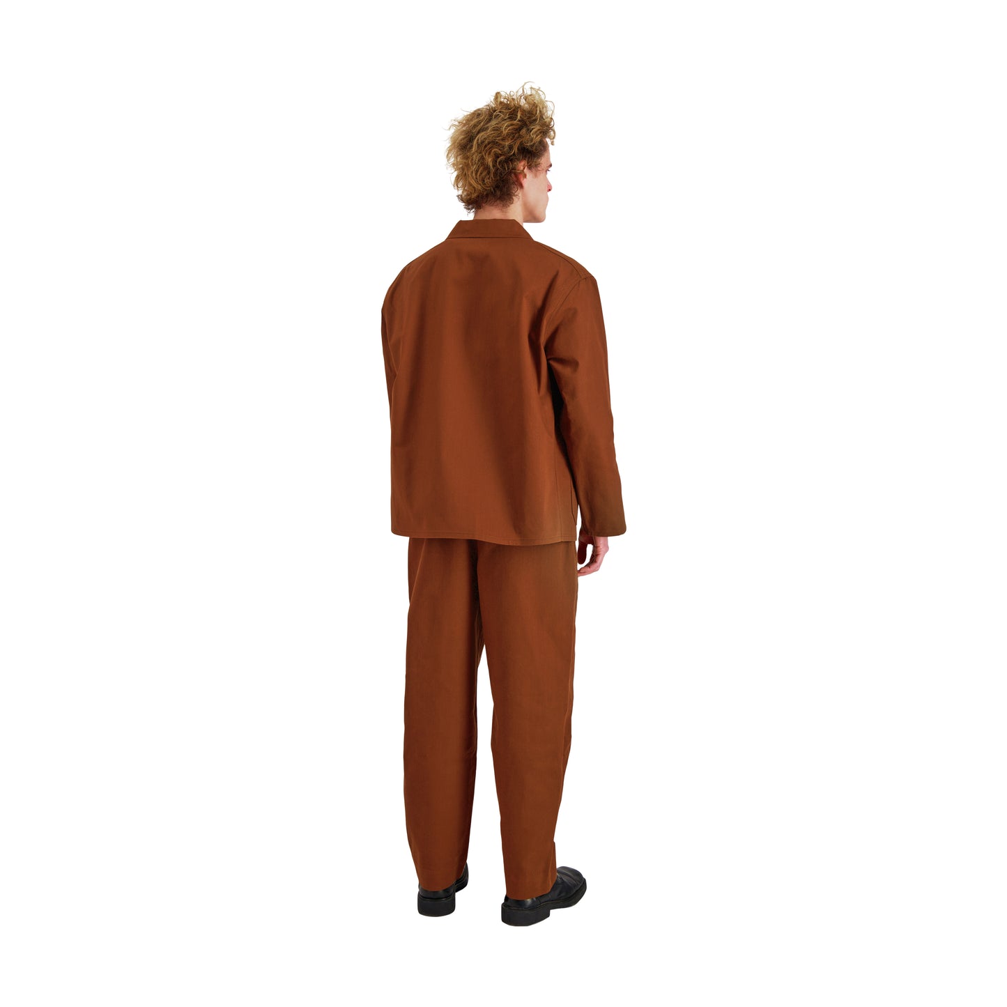 Bill Unlined Workwear Jacket Rust Brown
