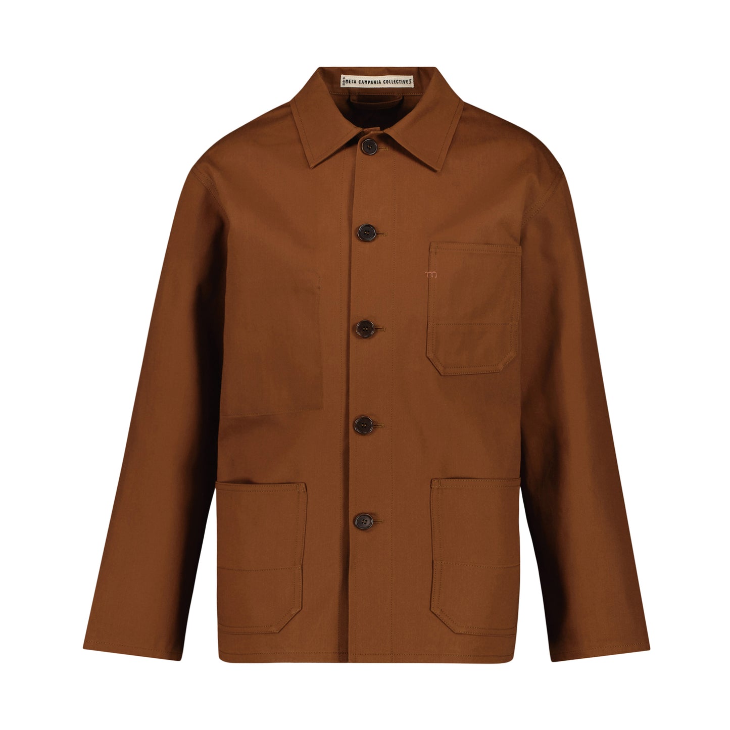 Bill Unlined Workwear Jacket Rust Brown
