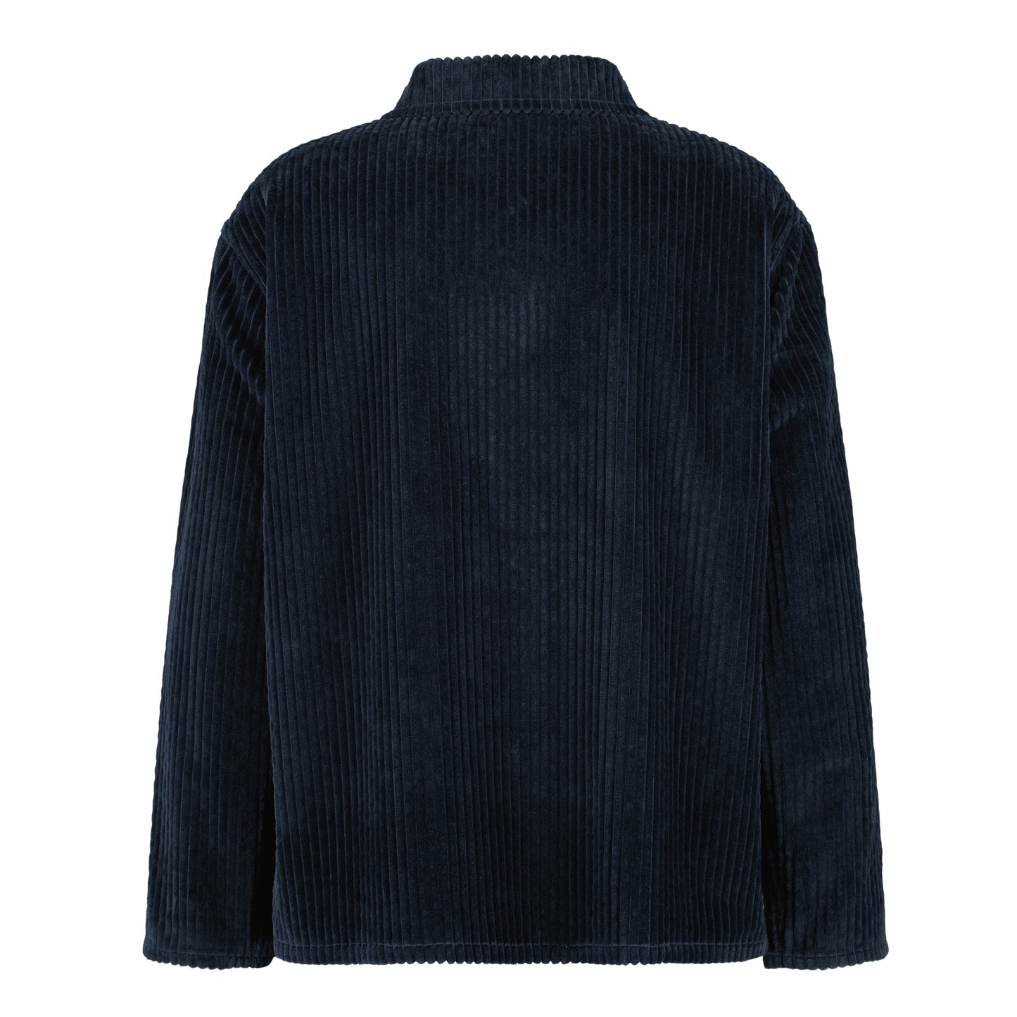 Bill Unlined Exaggerated Wale Cotton Corduroy Workwear Jacket Midnight Blue
