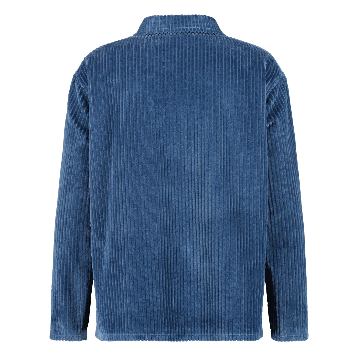 Bill Unlined Exaggerated Wale Cotton Corduroy Workwear Jacket Airforce Blue