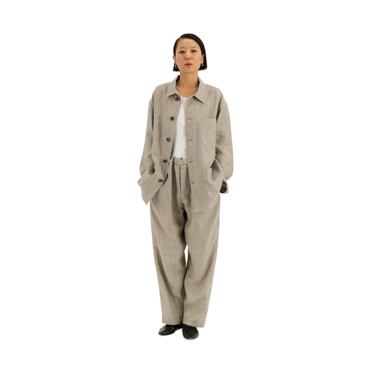 Bill Unlined Workwear Jacket Beige Grey