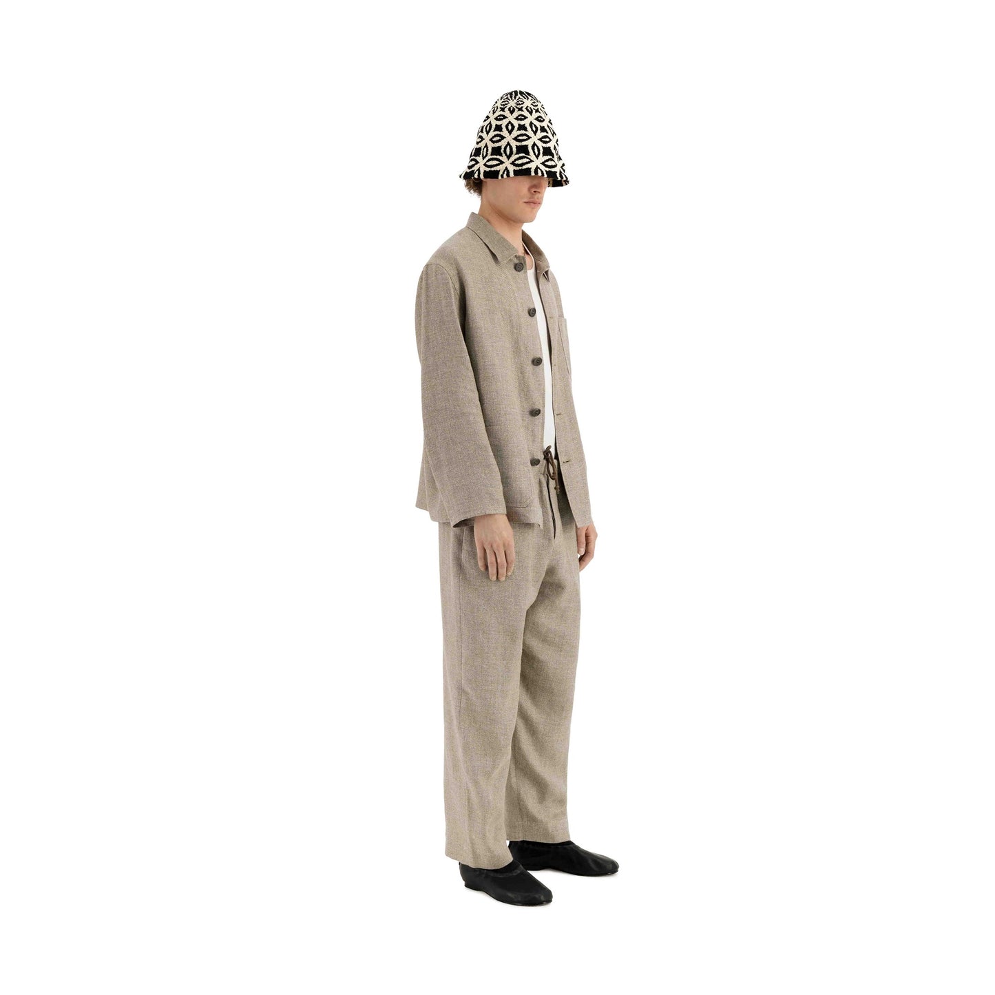 Bill Unlined Workwear Jacket Beige Grey