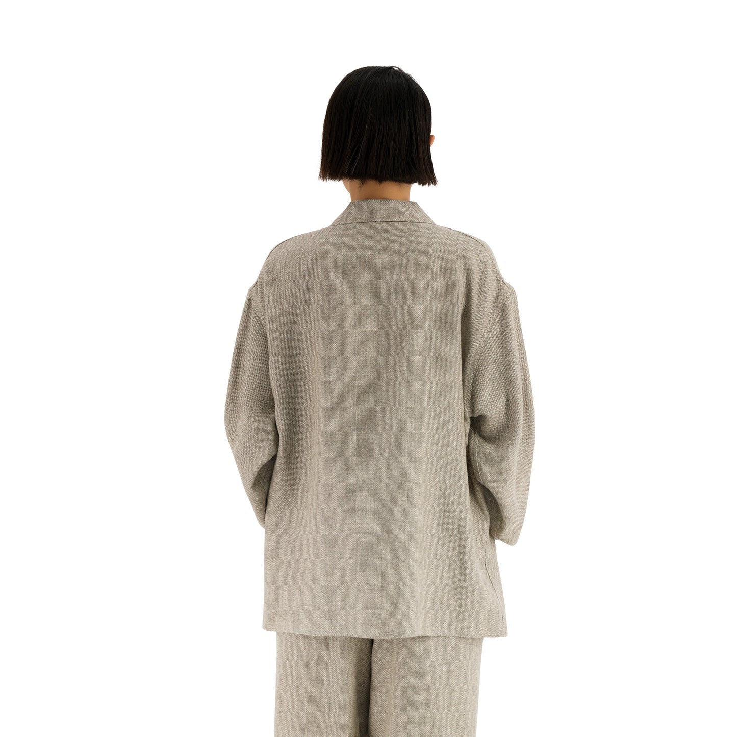 Bill Unlined Workwear Jacket Beige Grey