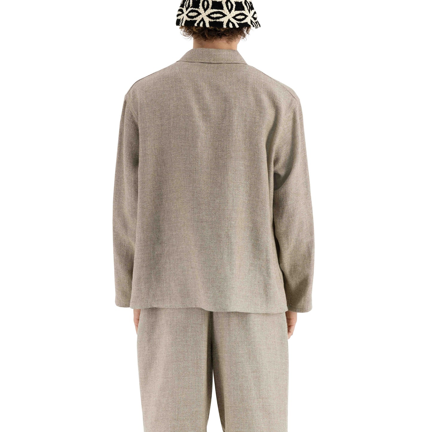 Bill Unlined Workwear Jacket Beige Grey