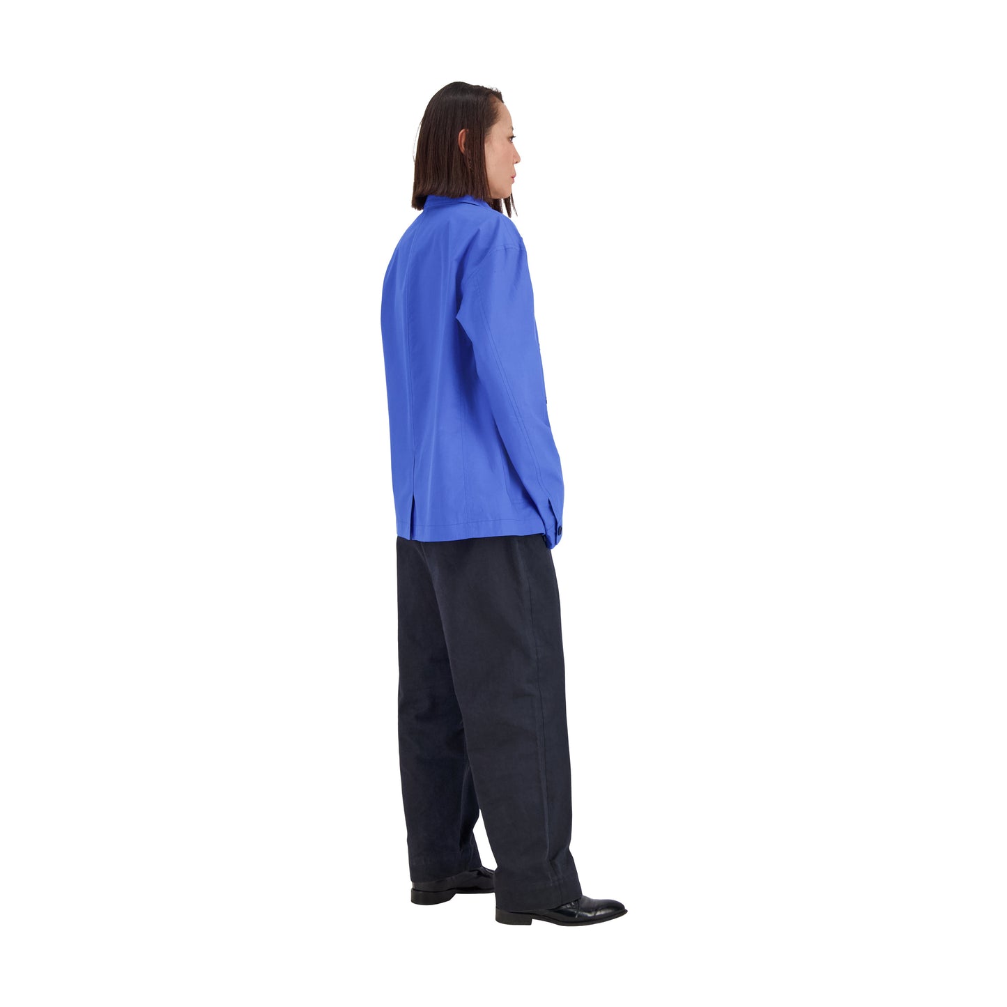 Julian Selflined Shirt Jacket Meta Blue