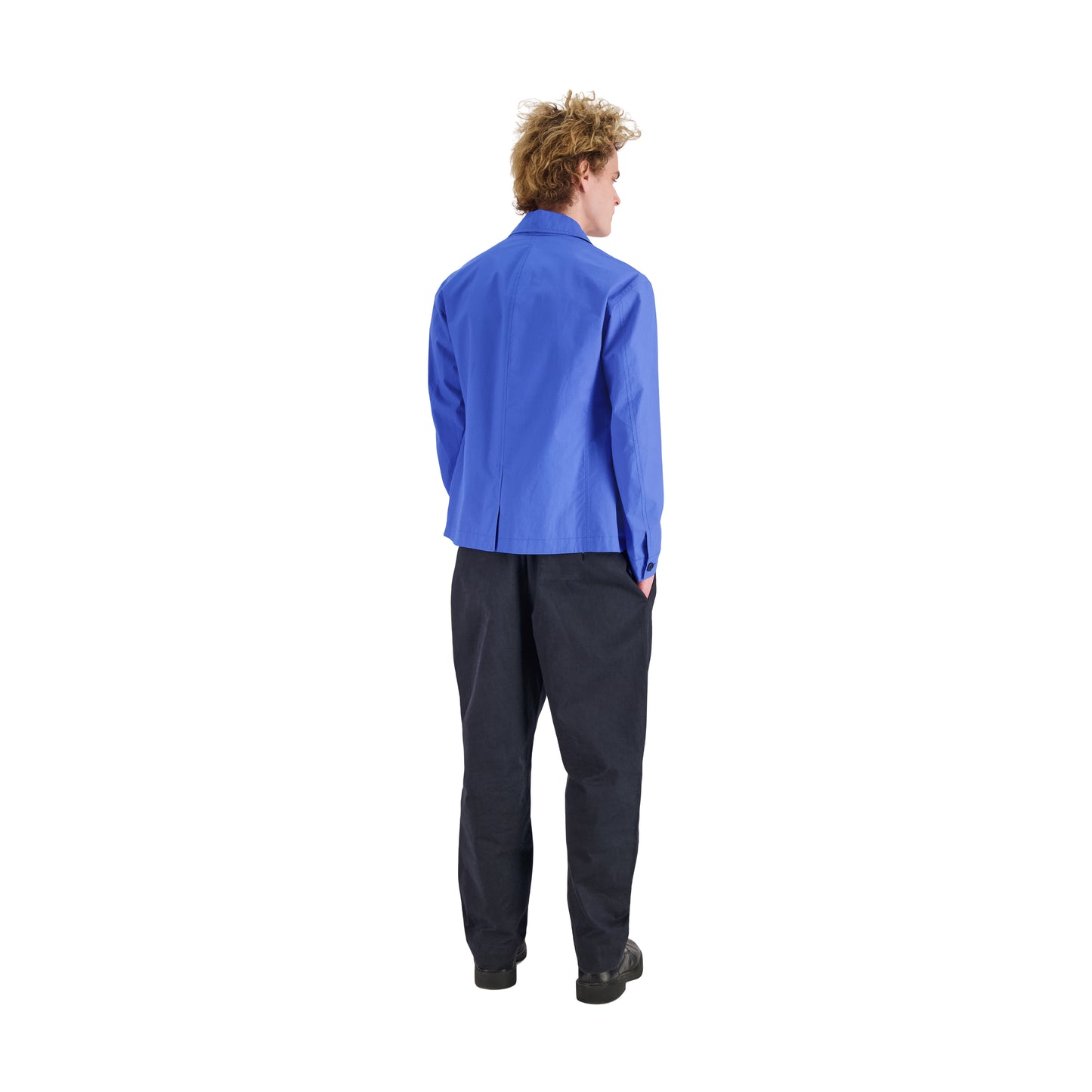 Julian Selflined Shirt Jacket Meta Blue