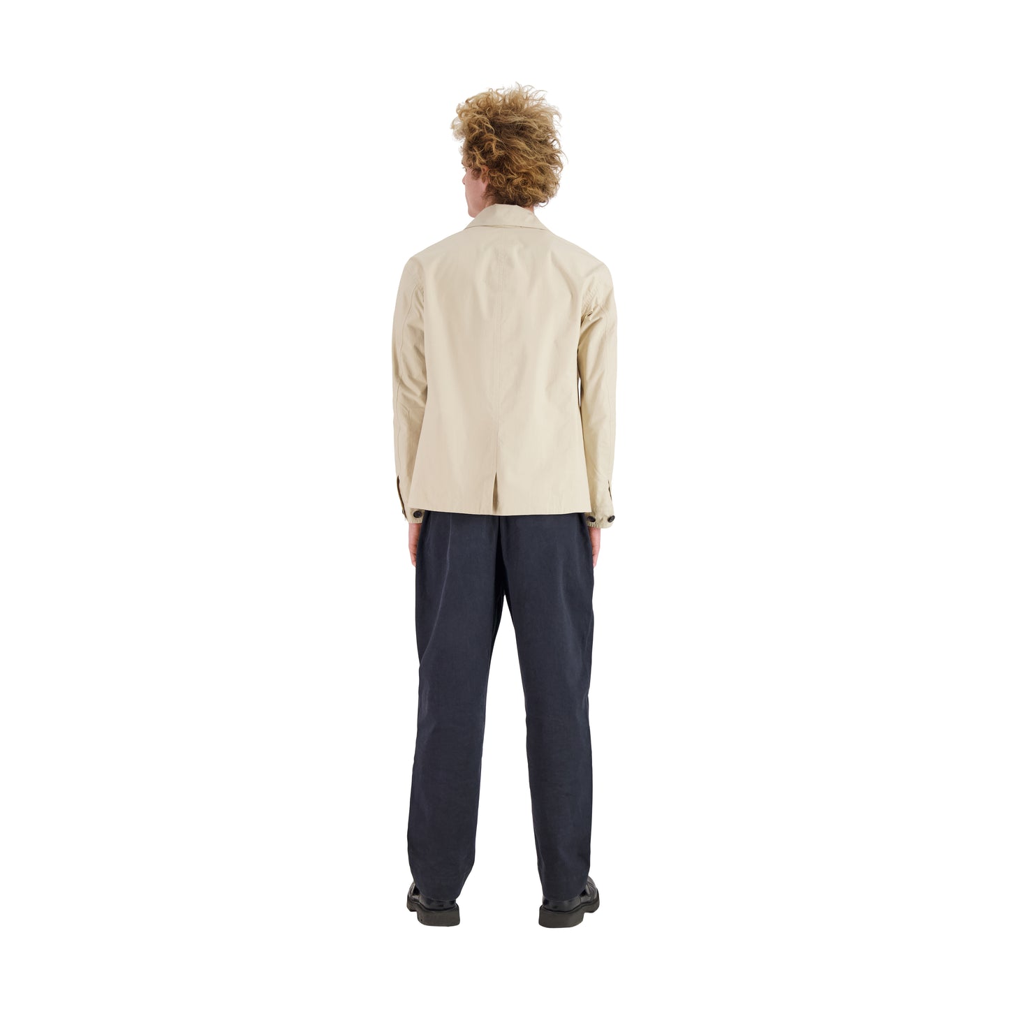 Julian Selflined Cotton Shirt Jacket Beige
