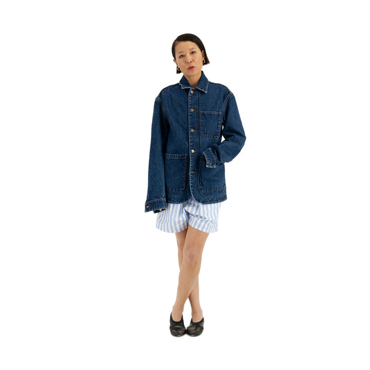 Julian Selflined Denim Shirt Jacket Blue