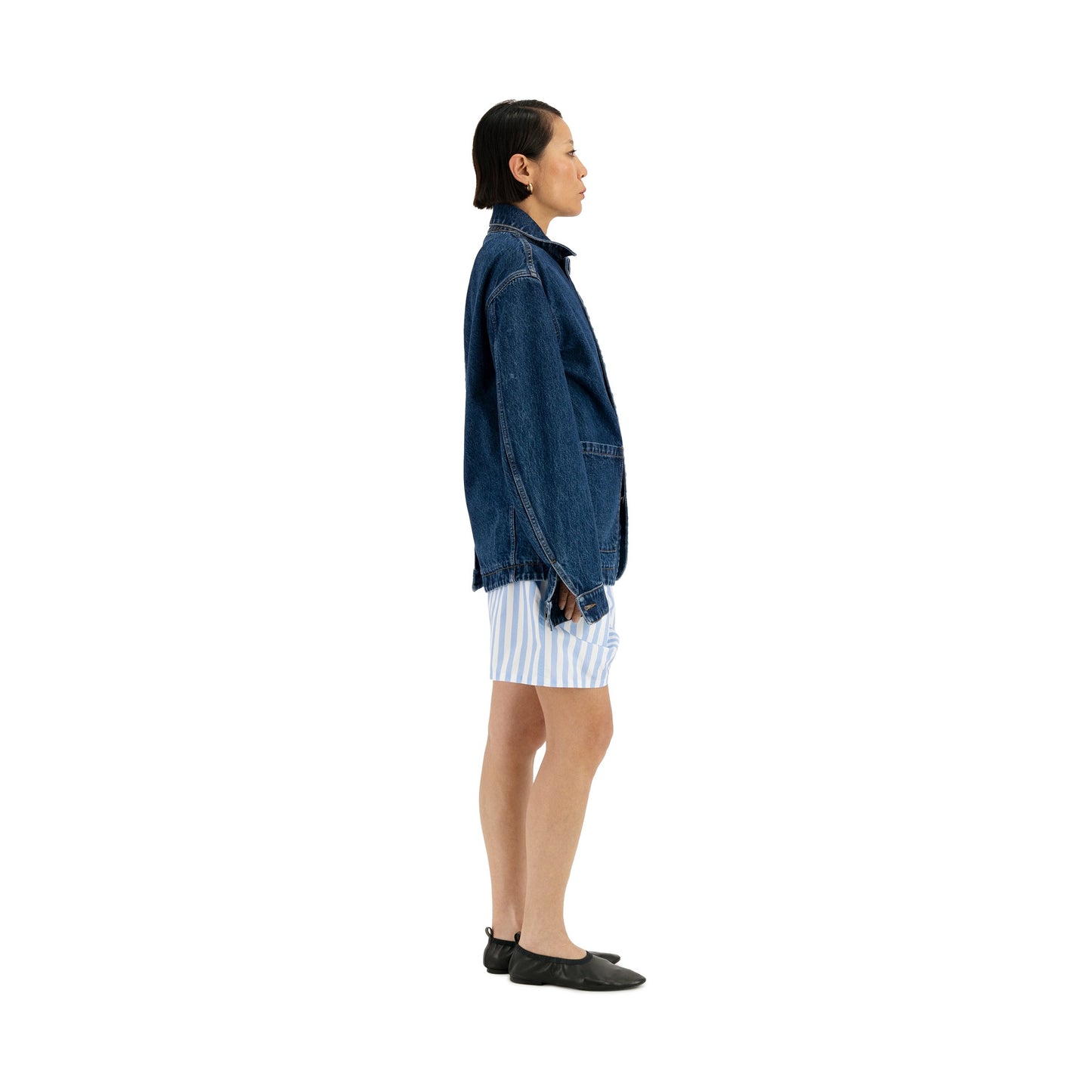 Julian Selflined Denim Shirt Jacket Blue