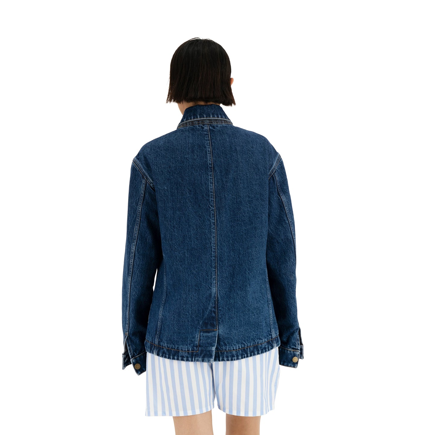 Julian Selflined Denim Shirt Jacket Blue
