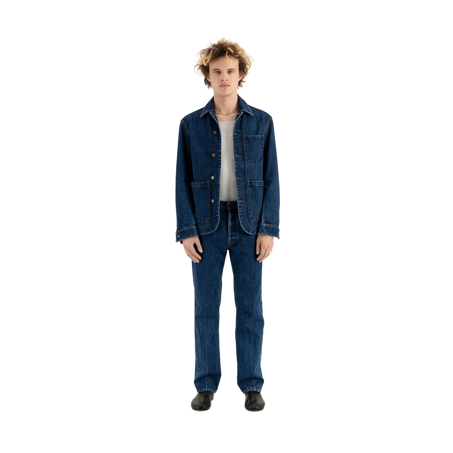 Julian Selflined Denim Shirt Jacket Blue