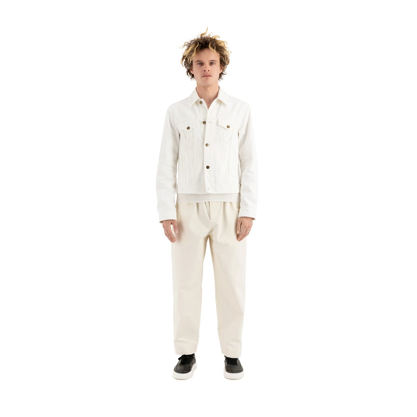 Lilo Unlined Trucker Denim Jacket White