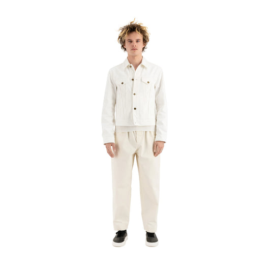 Lilo Unlined Trucker Denim Jacket White