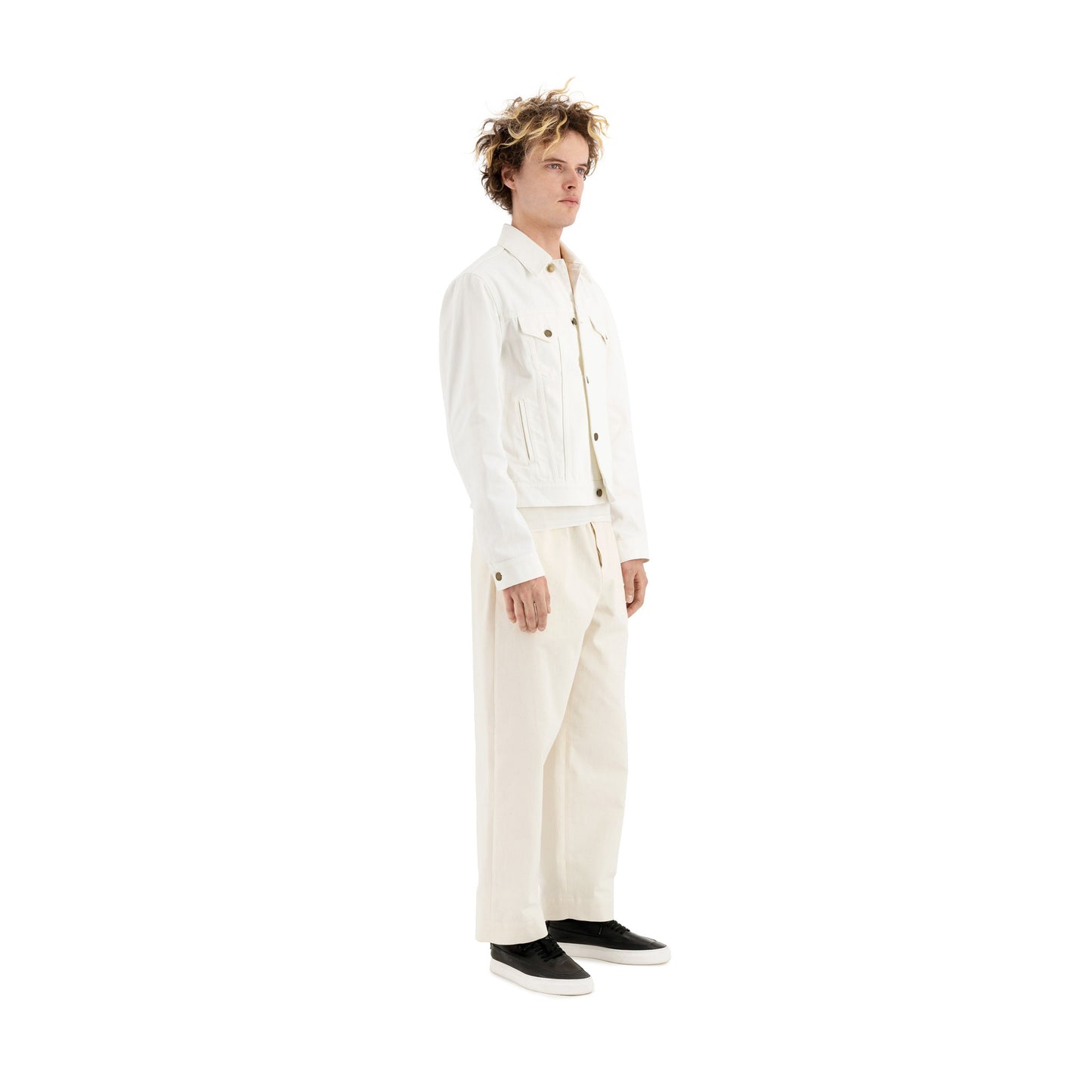 Lilo Unlined Trucker Denim Jacket White
