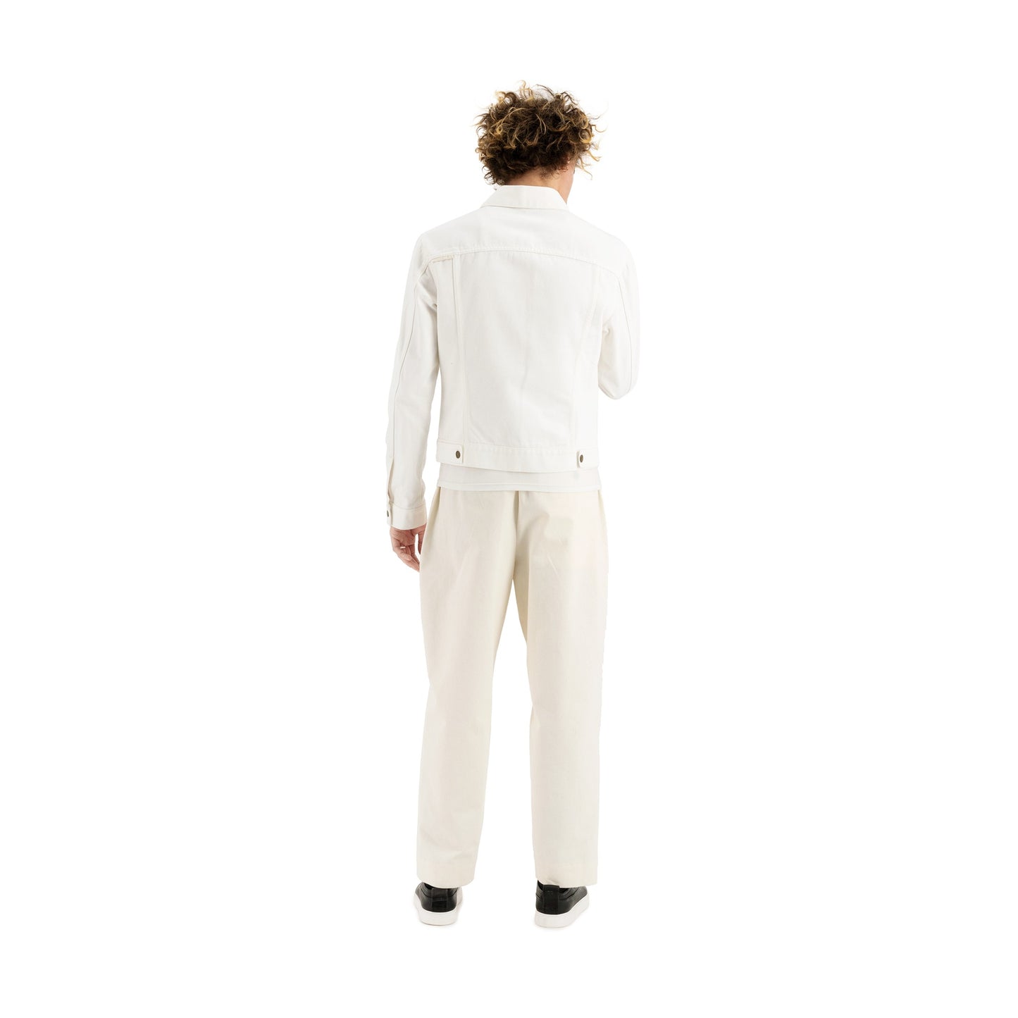 Lilo Unlined Trucker Denim Jacket White