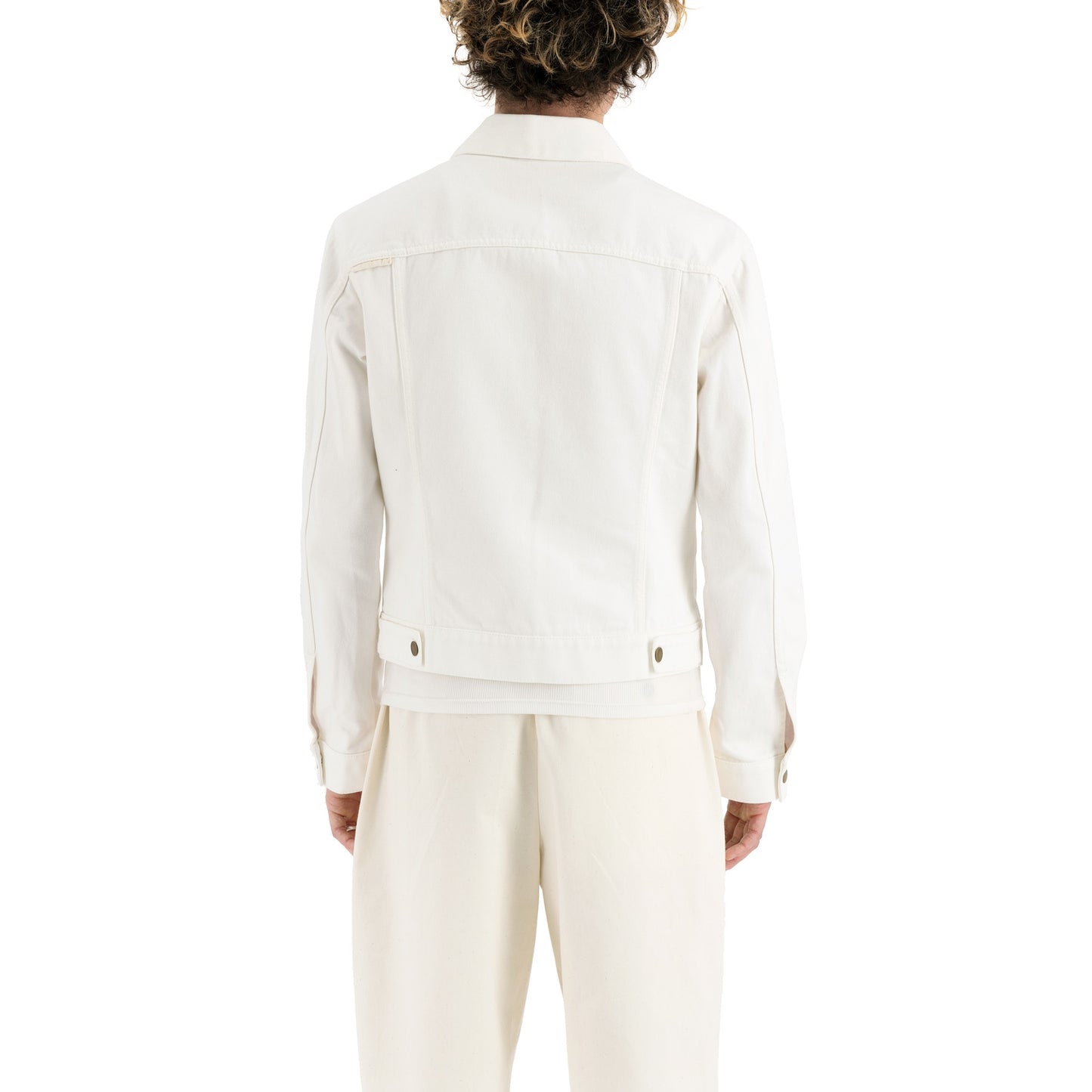 Lilo Unlined Trucker Denim Jacket White