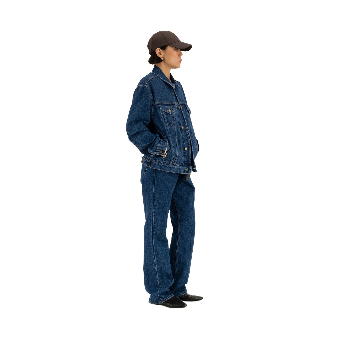 Lilo Unlined Trucker Denim Jacket Blue