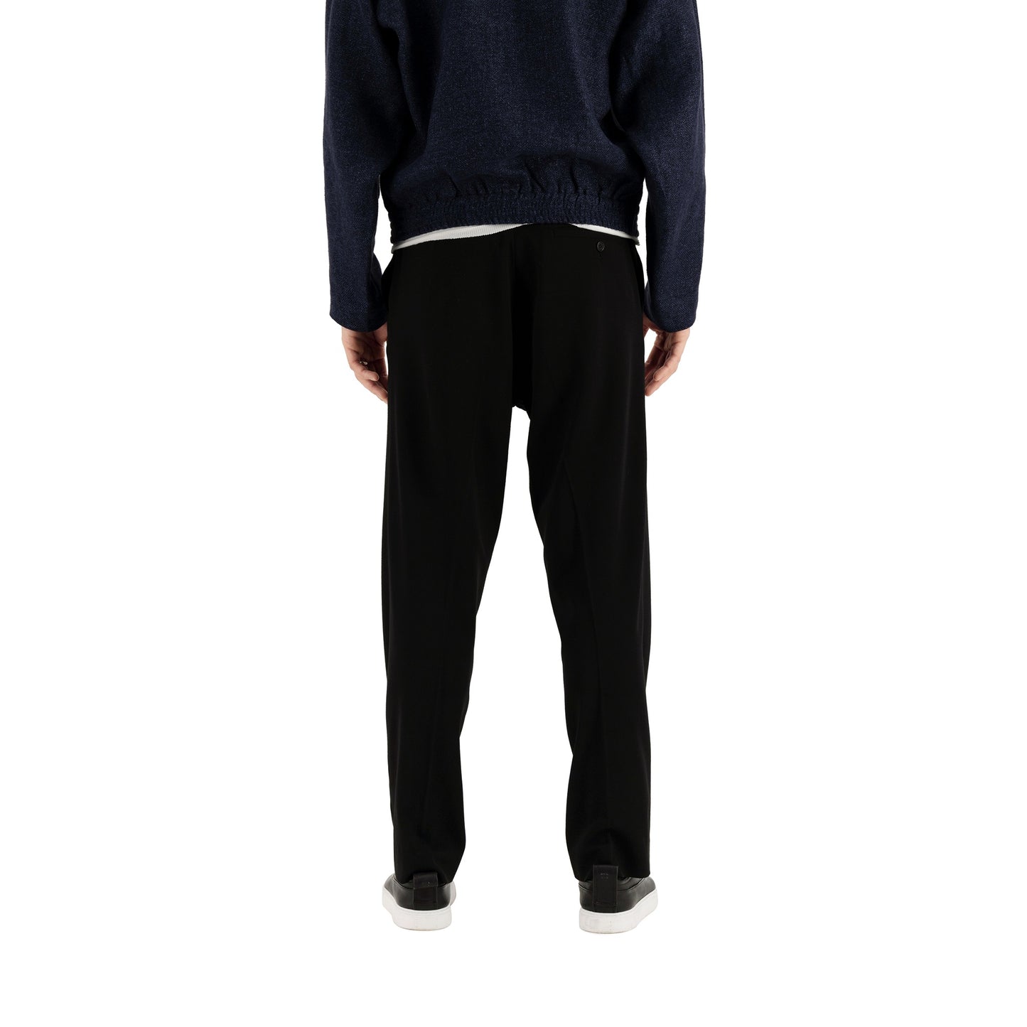 Alain Unlined Hemp Wool Blouson Midnight Blue