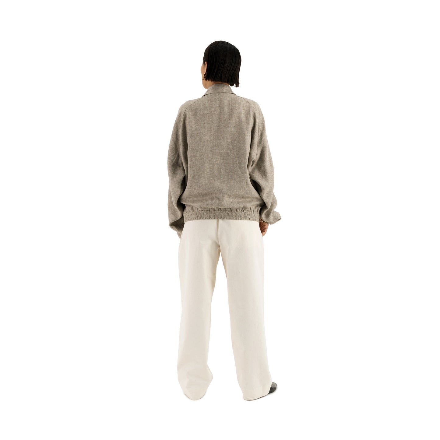 Alain Unlined Hemp Wool Blouson