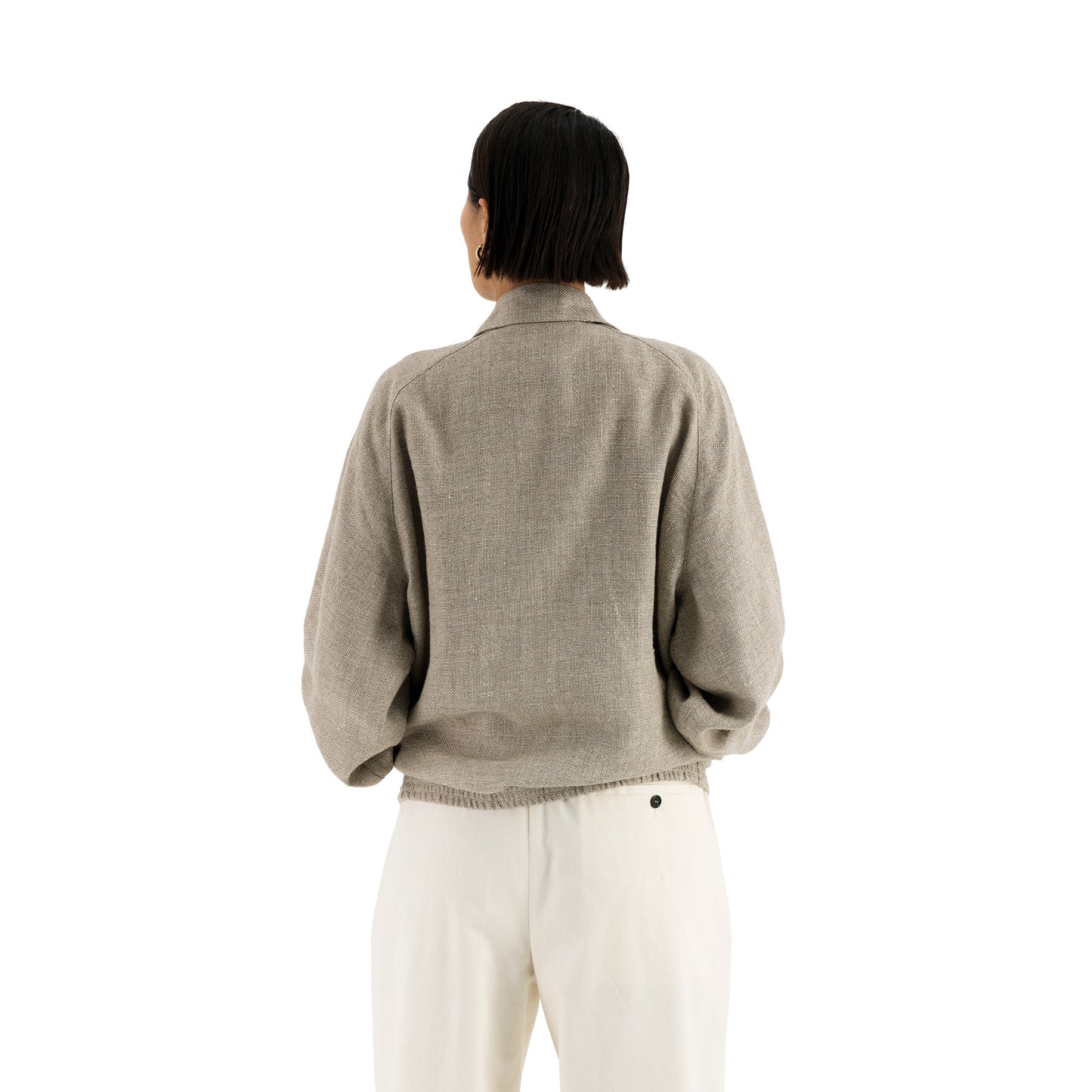 Alain Unlined Hemp Wool Blouson