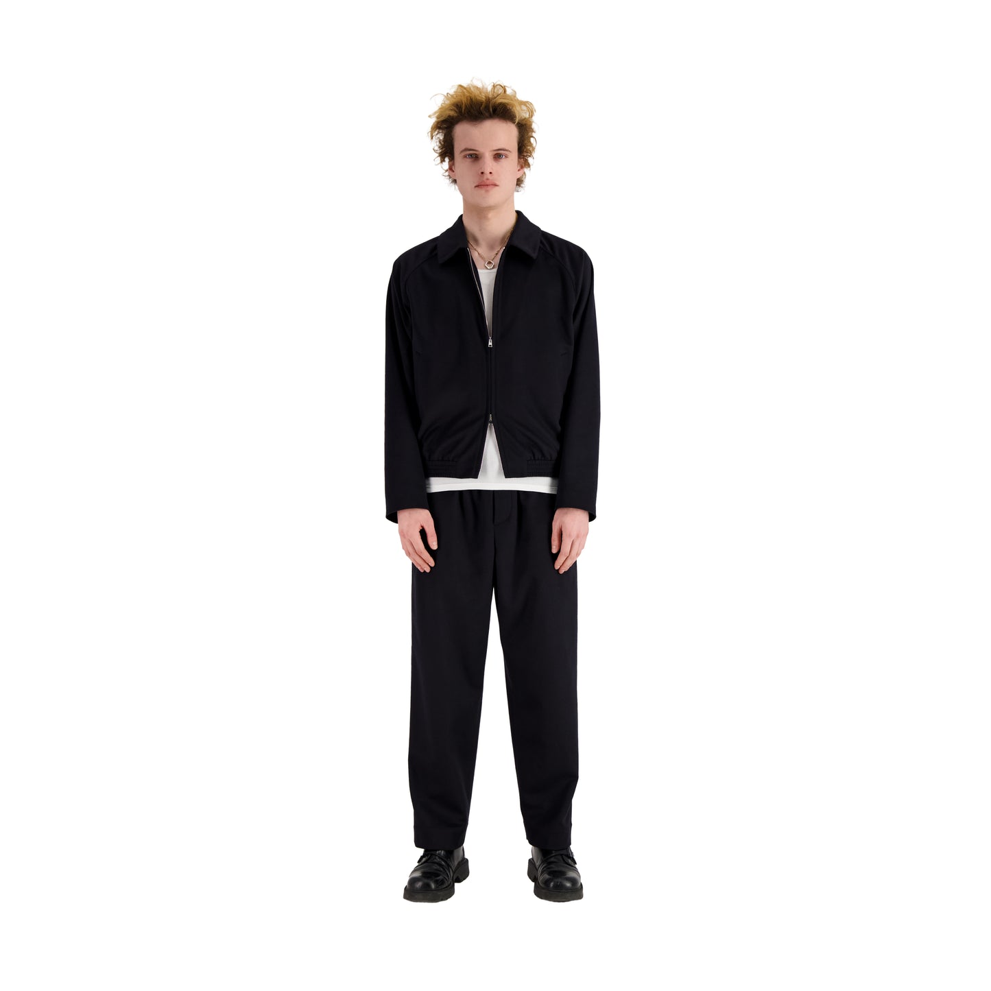 Alain Cashmere Blouson Midnight Blue