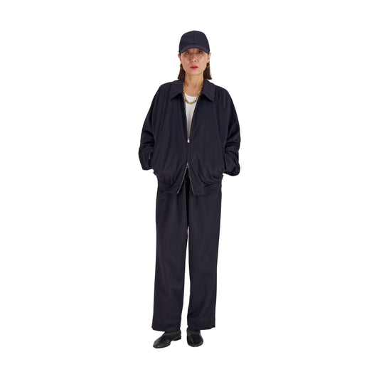 Alain Cashmere Blouson Midnight Blue