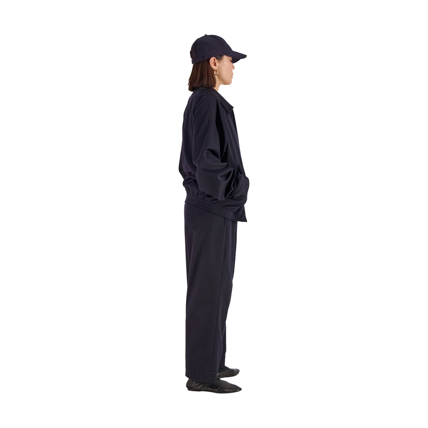 Alain Cashmere Blouson Midnight Blue