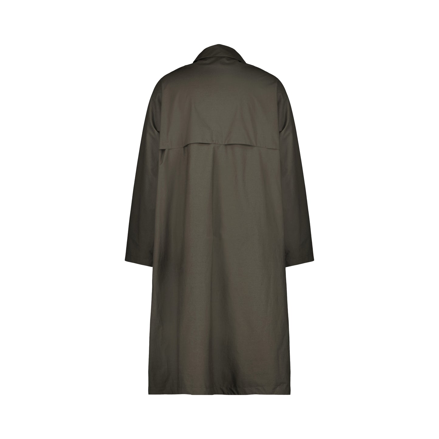 Steve Cotton Car Coat Dark Khaki Brown