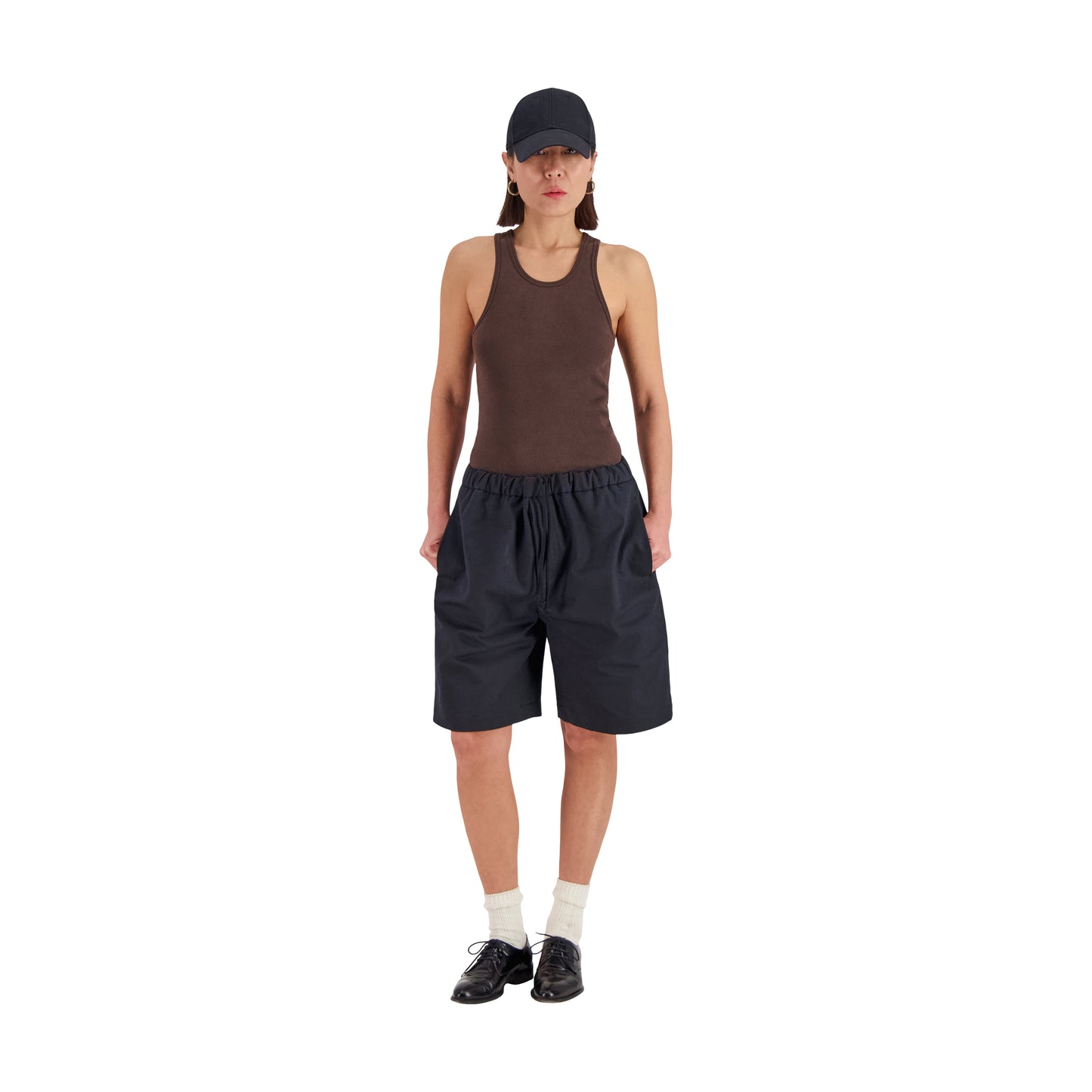 Ed Unlined Drawstring Shorts Black
