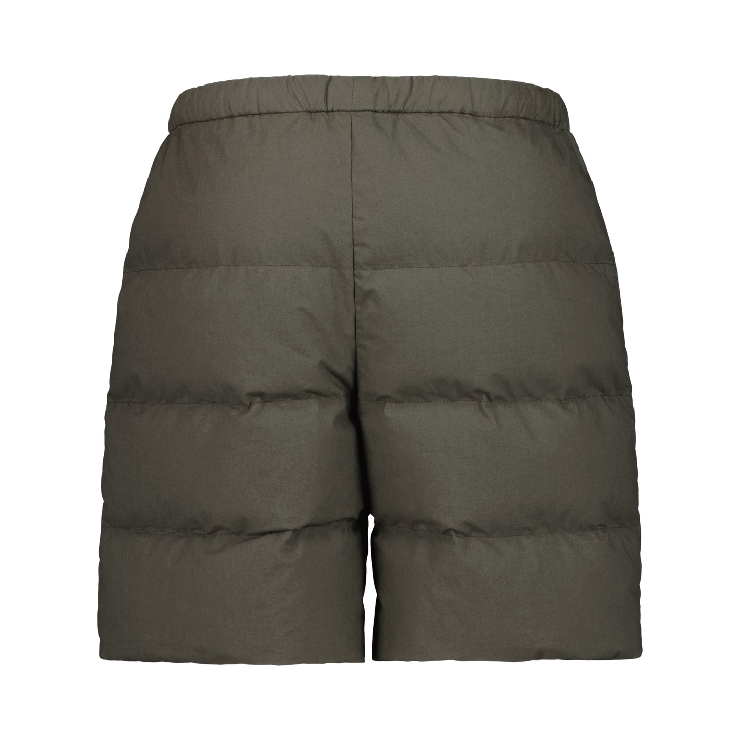 Ed Unlined Cotton Down Drawstring Shorts Dark Khaki Brown