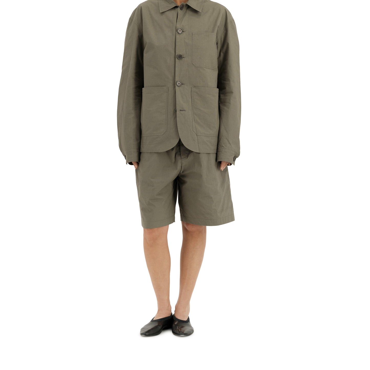 Ed Unlined Drawstring Shorts Weimaraner Grey