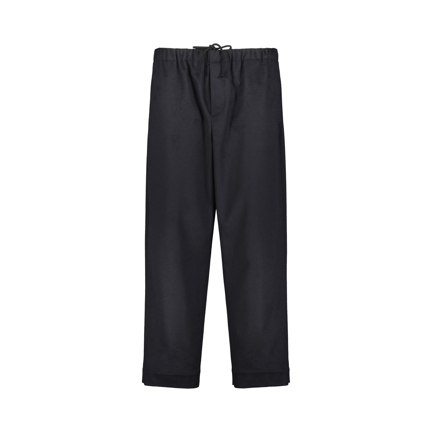 Ed Unlined Cashmere Drawstring Trousers Midnight Blue