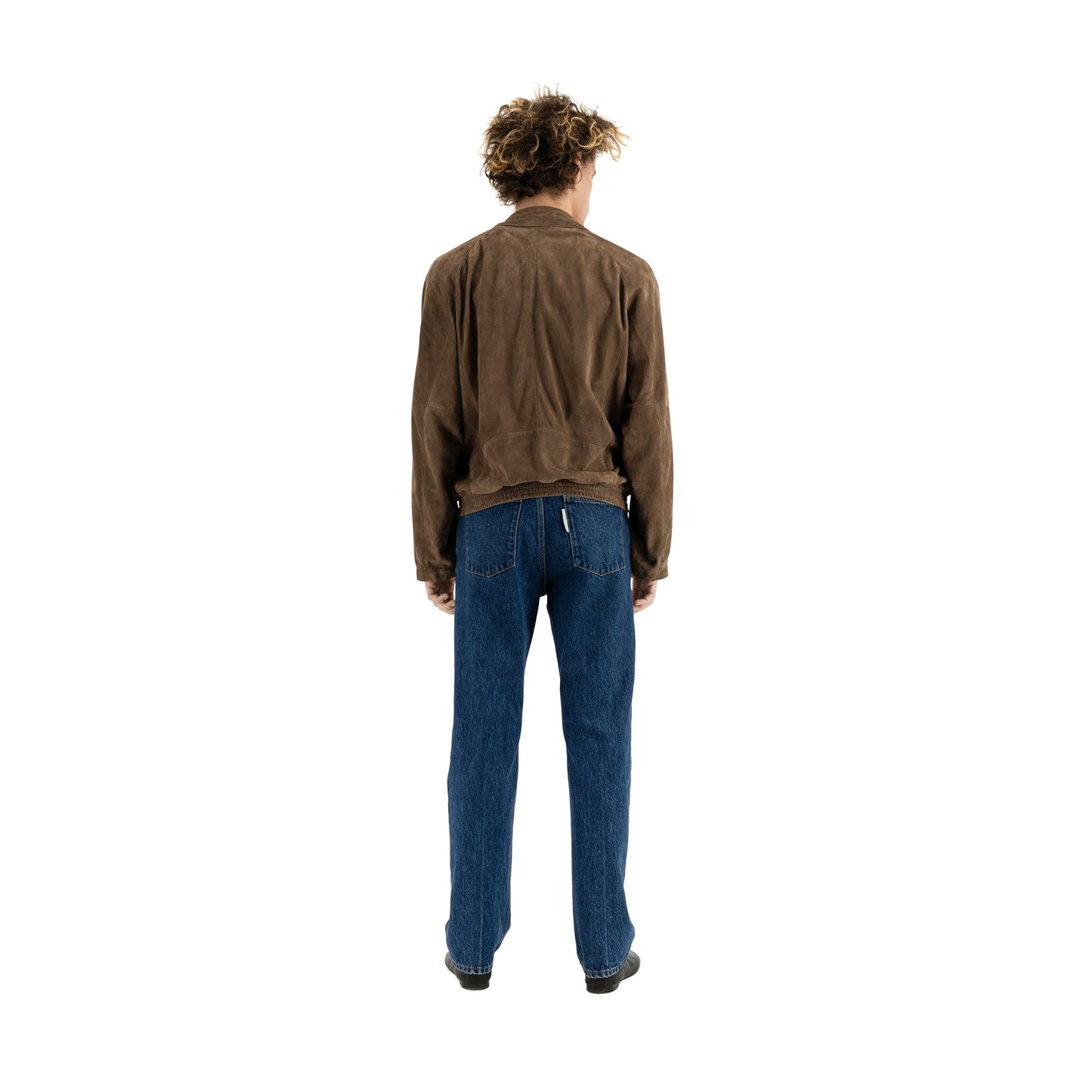 Alain Unlined Lamb Suede Blouson Mink