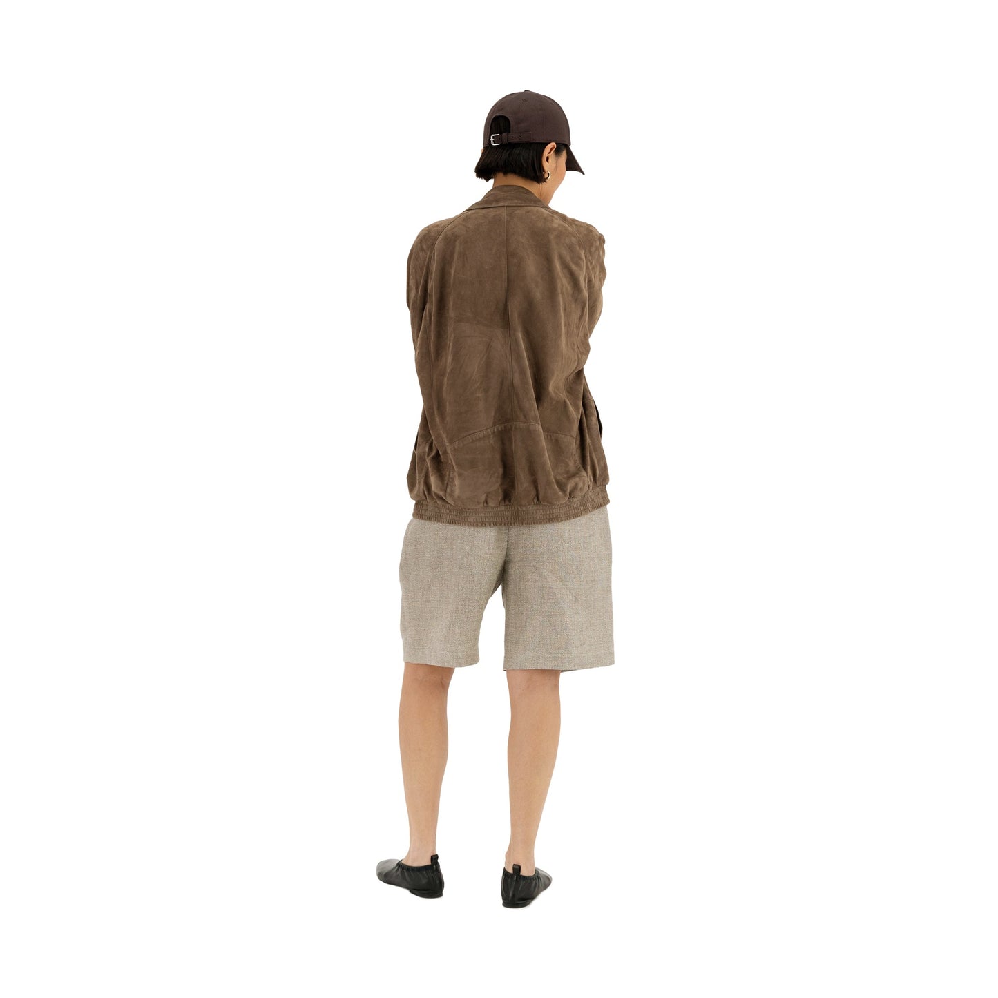 Alain Unlined Lamb Suede Blouson Mink
