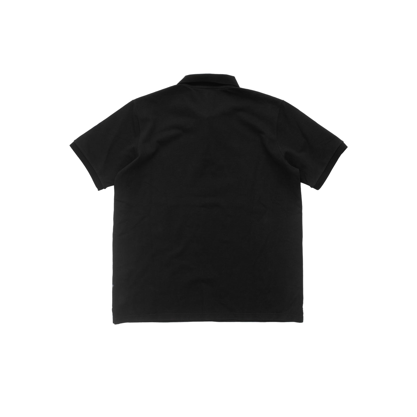 Frank Jersey Cotton Piquet Polo Black