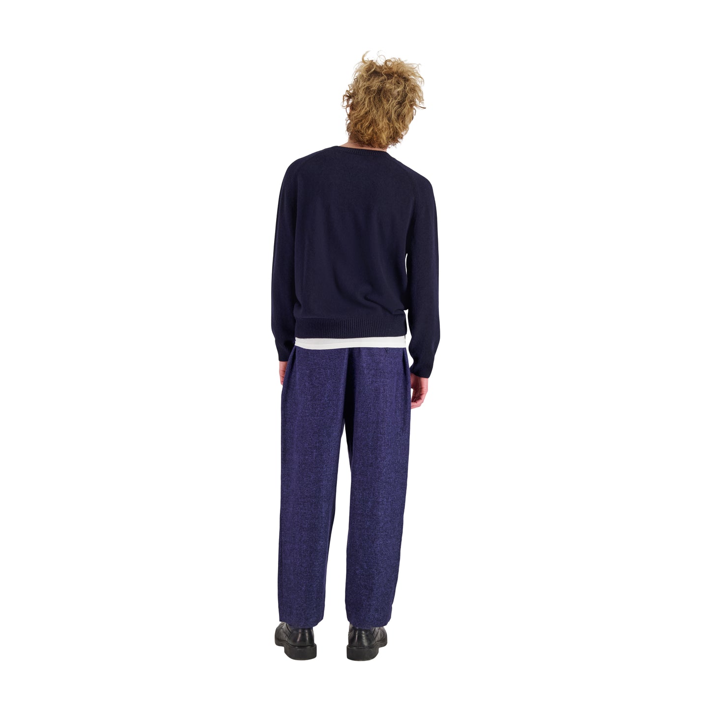 Jack Crew Neck Cashmere Sweater Midnight Blue