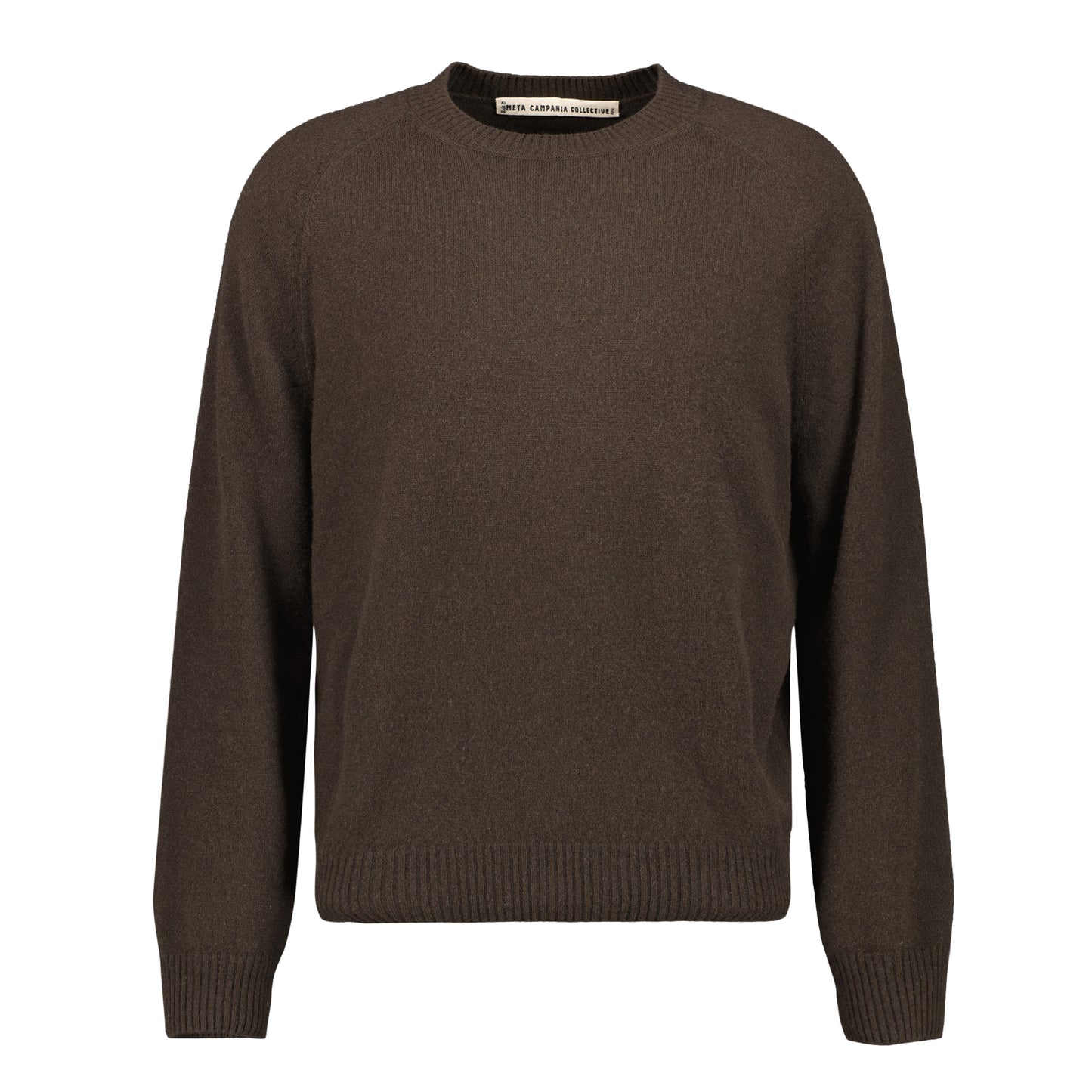 Jack Crew Neck Cashmere Sweater Dark Chocolate Brown