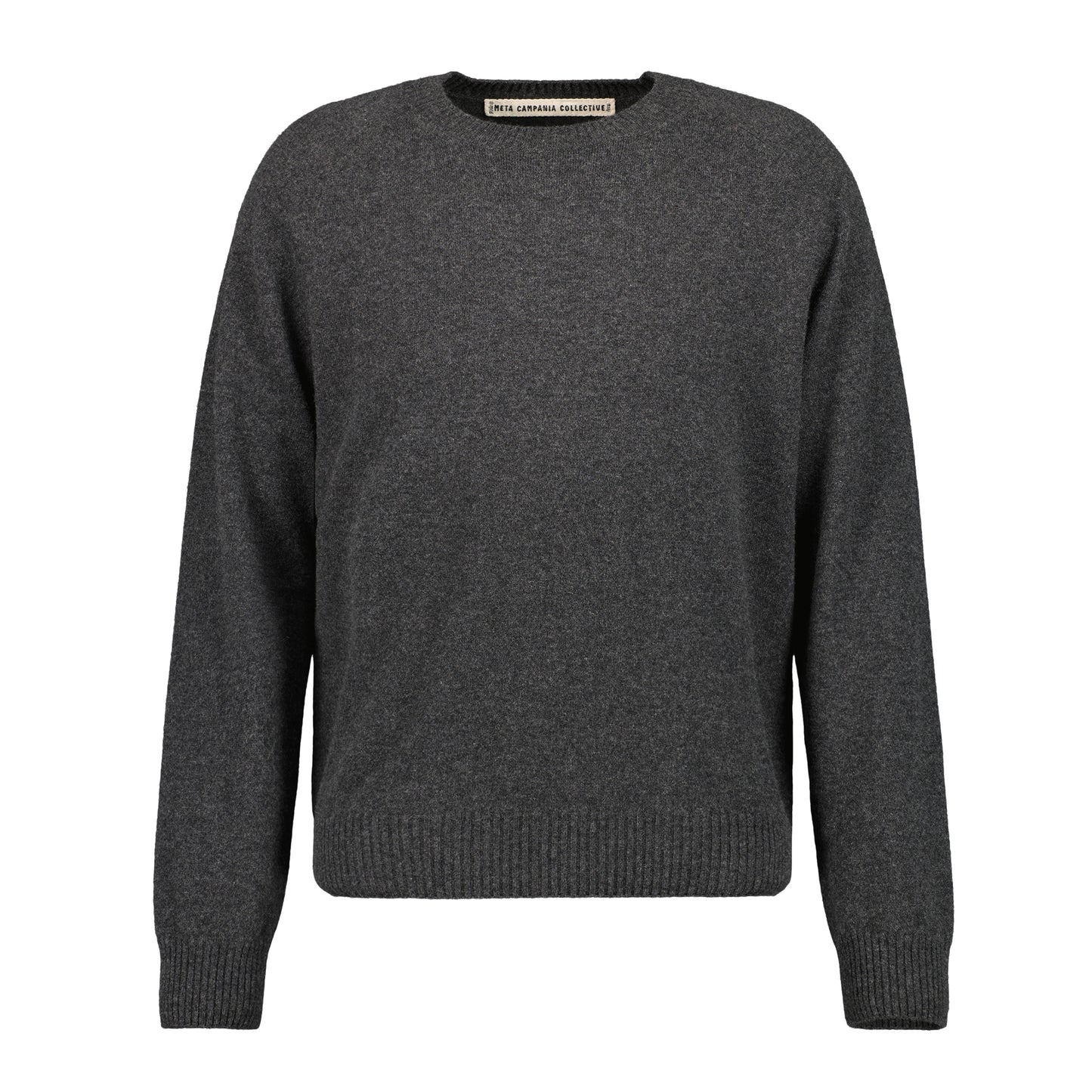 Jack Crew Neck Cashmere Sweater Weimaraner Grey
