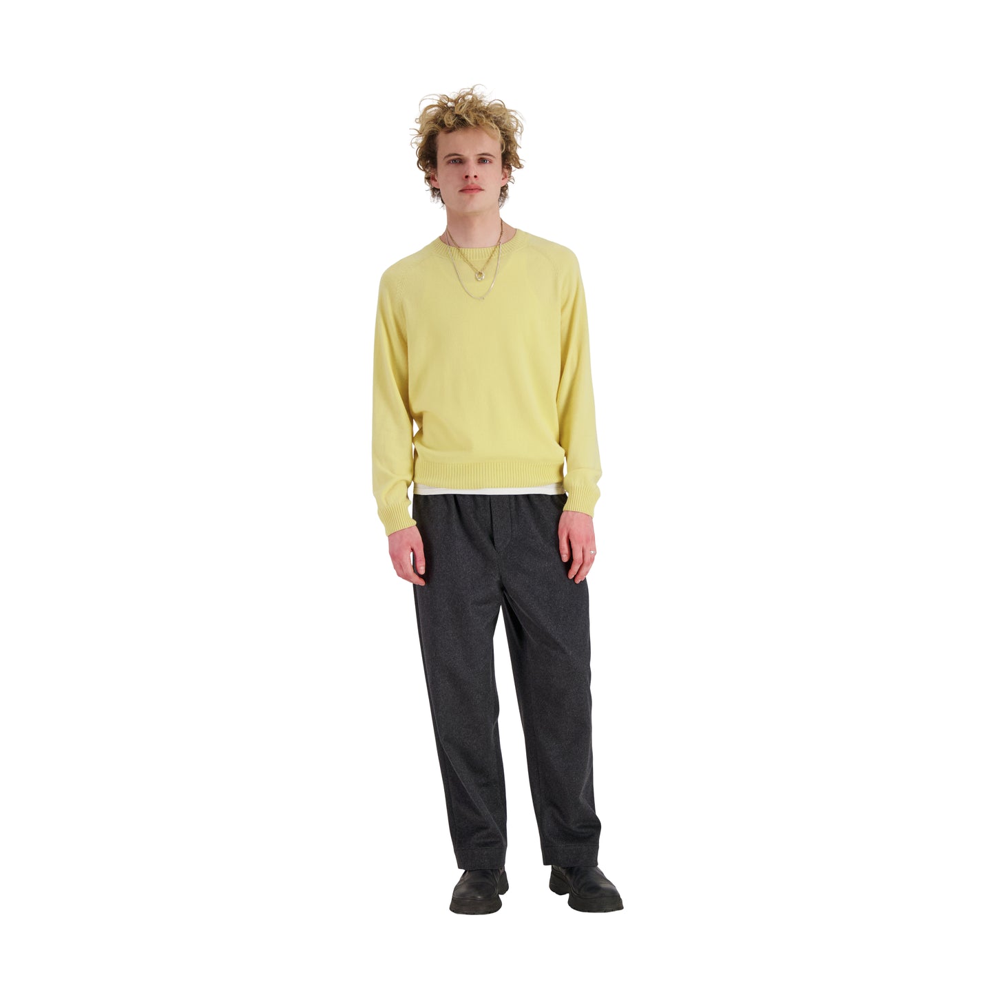 Jack Crew Neck Cashmere Sweater Sand